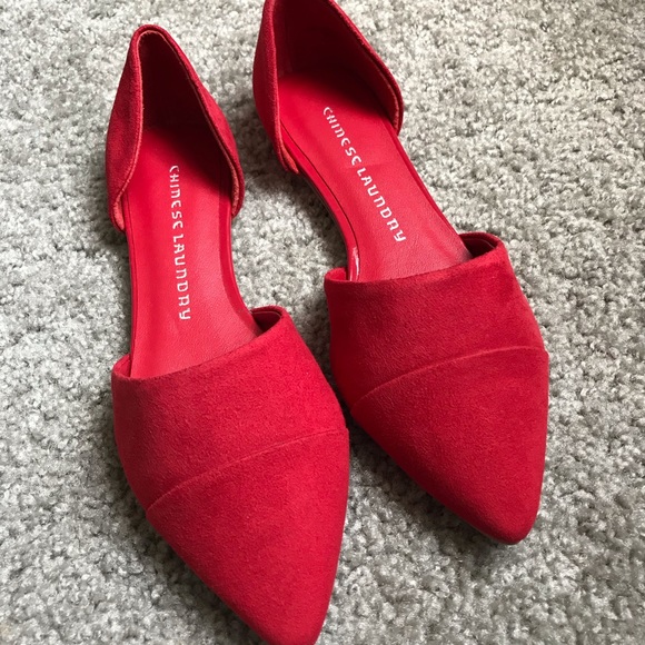 Chinese Laundry Shoes - 🆕Chinese Laundry Easy Does It Red Flats